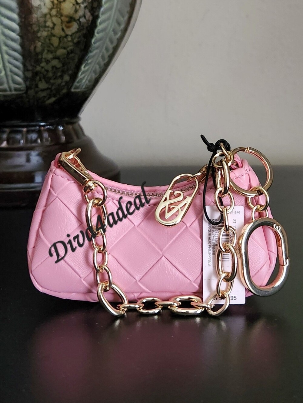 Victoria’s Secret MICRO BAG Charm Keychain Pink